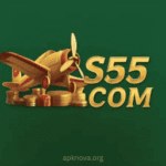 “S55 Game screenshot showing online cash earning gameplay on mobile”